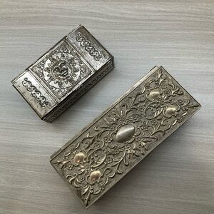 VINTAGE TRINKET AND JEWELRY BOXES